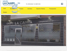 Tablet Screenshot of grupolacampa.es